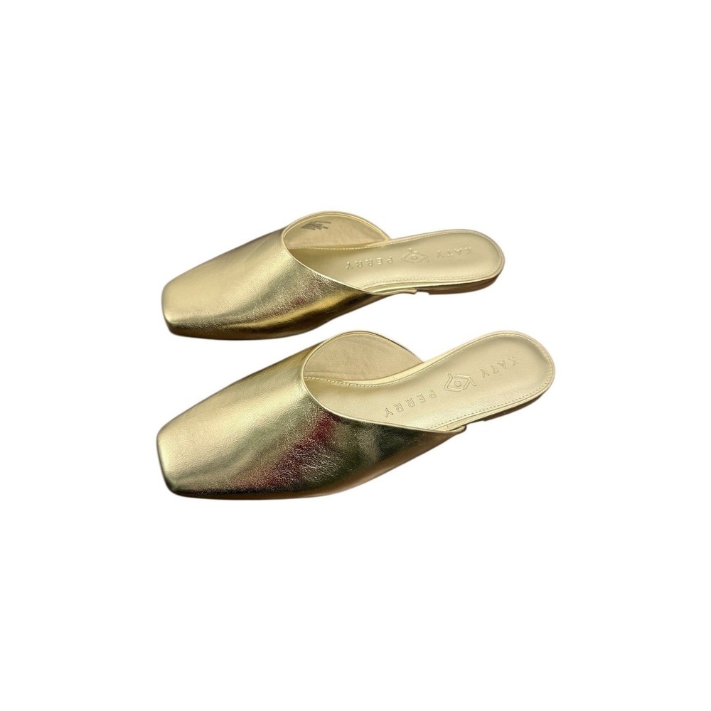Katy Perry The Evie Mule Champagne Gold 9.5 NIB